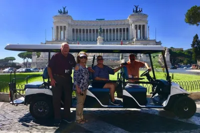 Enjoy Rome Full day tour in Golf Cart with Catacombs