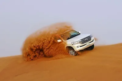VIP Red Dune Safari Dubai,Pick/Drop,Camel Ride, Quad & BBQ Dinner