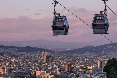Barcelona City Walk with Montjuïc Castle & Cable Car Guided Tour