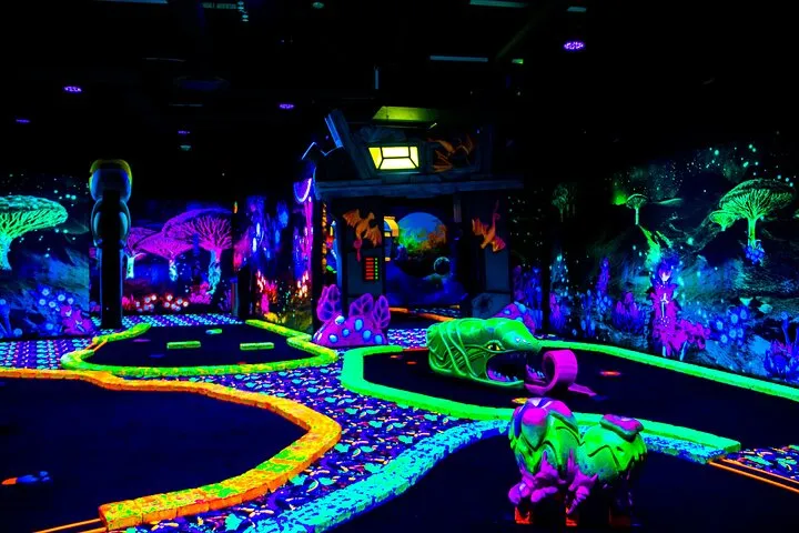 American Dream Black Light Indoor Mini Golf Ticket