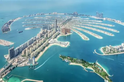 Palm Jumeirah Island Tour with Revolving 360" view from The View at The Palm !
