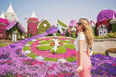 Private Miracle Garden Tour with Global Village Dubai Tickets