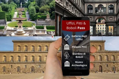Uffizi Combined Ticket:UFFIZI, PITTI, BOBOLI & digital audioguide
