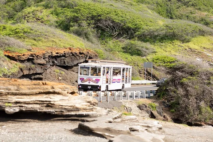 Waikiki Trolley Ocean View Blue Line