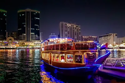 2-Days Private Dubai City Tour With Desert Safari & Dhow Cruise Dinner