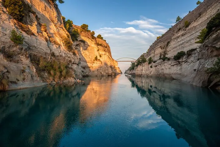 One Day Spanish Guided Tour in Corinth Canal Mycenae Nafplion