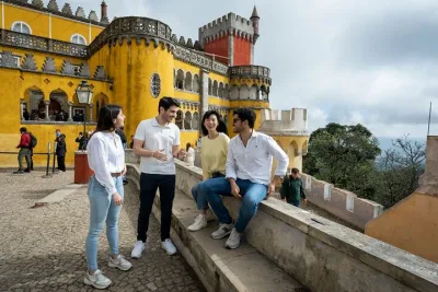 Fatima Sanctuary, Pena Palace & Nazare's Big Wave from Lisbon