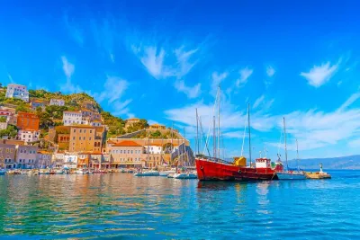 Athens Full-Day Saronic Islands Cruise with Lunch & Entertainment
