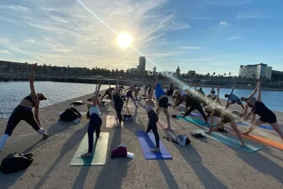 Yoga by the Sea in Barcelona
