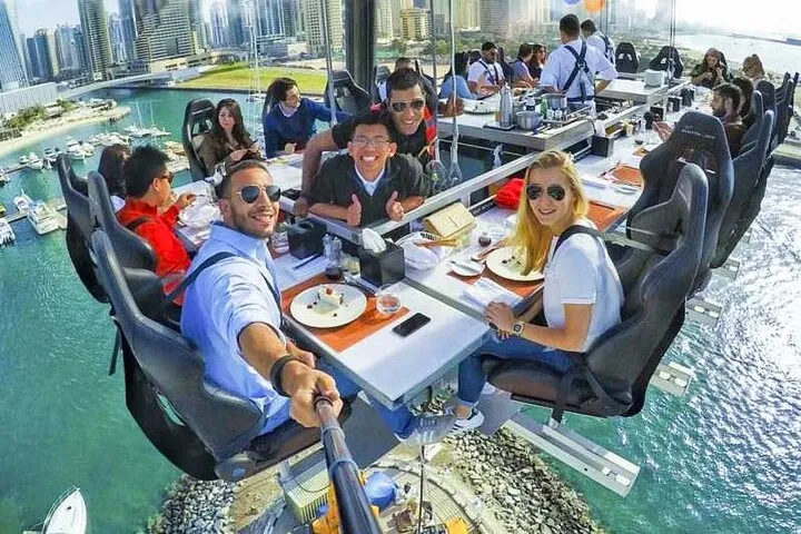 Dubai City Tour With Souks and Dinner In The Sky at Dubai Marina