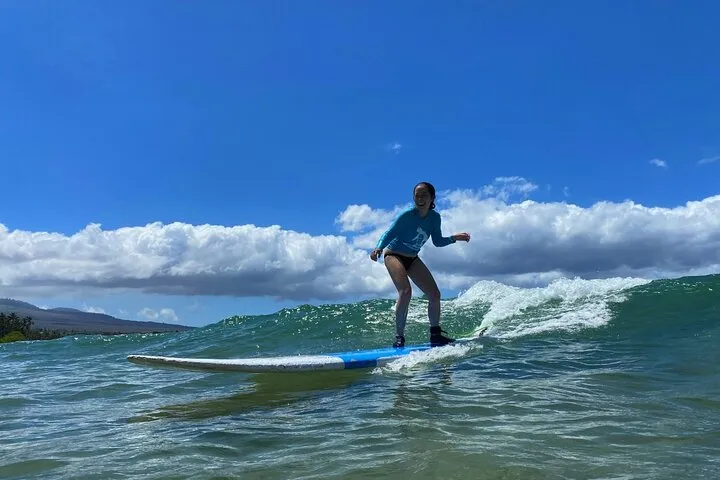 Semi-Private Surf Lesson at Kalama Beach in Kihei