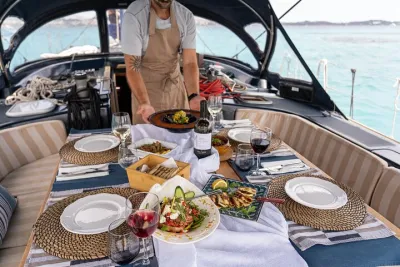 Floating restaurant in Athens: Sail & Taste the Greek way
