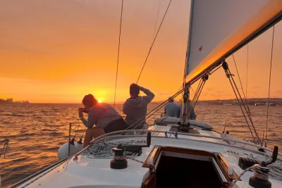 Tagus River Small-Group Cruise in Lisbon with Wine and History.