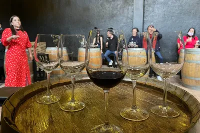 Wine and Cheese tasting at Peña de Bernal