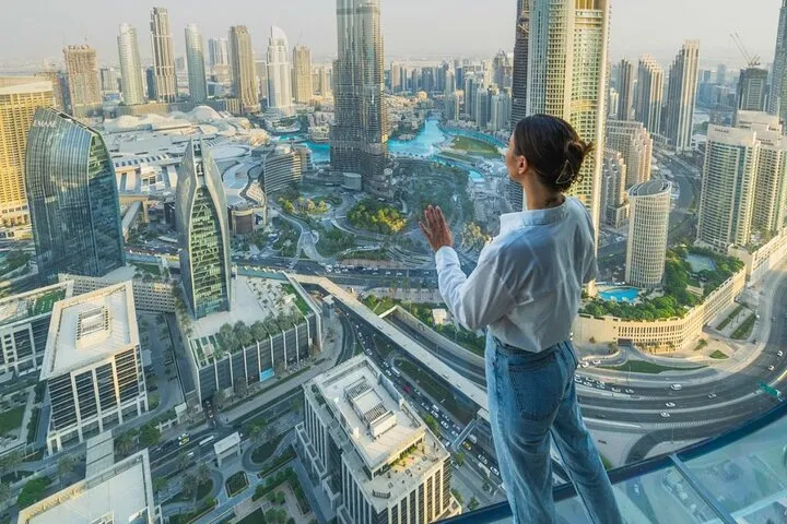Burj Khalifa at the Top and Sky Views Dubai Entry with Transfers