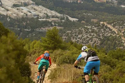 Private Mountain Bike,Trail Ride Tour of Mount Ymittos, Athens.