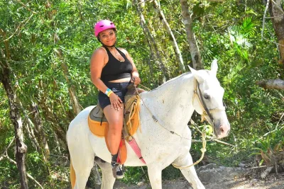 Horseback, ATV´s, Ziplines, Cenote, Hanging bridge Lunch and Round Trip Included