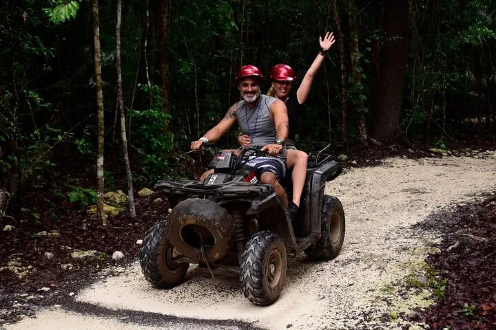 Outstanding Horseback Riding Tour with ATV, Ziplines and Cenote