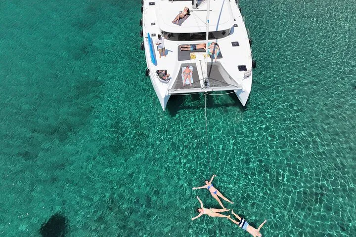 Athens Private Full day Catamaran cruise with meal & drinks