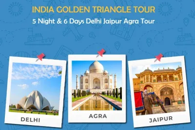 5 Nights 6 Days Golden Triangle Tour India Delhi Agra Jaipur Tour