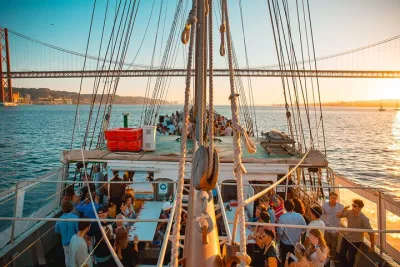 Lisbon Boat Party with Views, and Sunset Sailing
