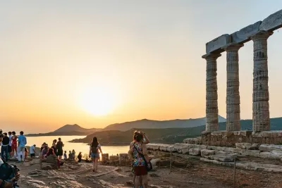 Athens: Cape Sounion and Poseidon Temple Sunset with Audio Guide