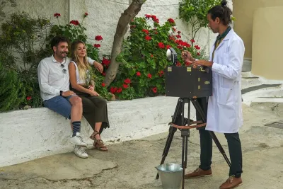 Private Vintage Photoshoot with a Box Camera in Stratonos