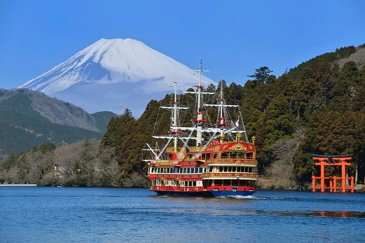 Mt. Fuji & Hakone Bus Tour Bullet Train Return & 28-Hotel Pick-up