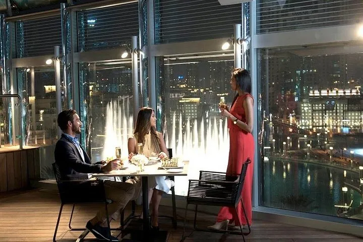 Dubai Night Tour: Burj Khalifa Ticket and The Burj Club Meal