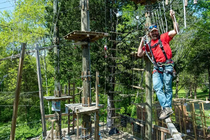 Adventure Park Ziplining and Climbing in Nashville