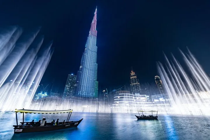 Dubai Fountain Show & Lake Ride Tickets with Transfers Option