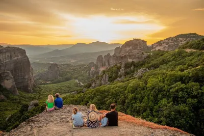 Athens: Meteora 2-Day Tour Sunset & Morning Small Group + Hotel