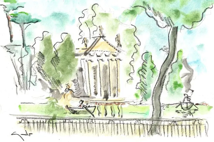Private Watercor Tour to Villa Borghese Rome with Guido