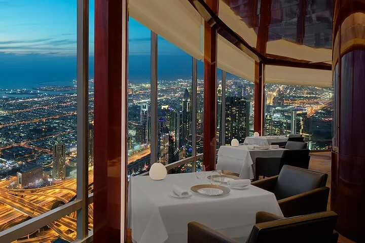 Dining Experience at Atmosphere Burj Khalifa Dubai With Transfers
