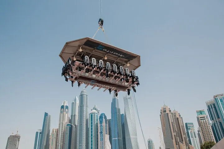 Dinner in the Sky Fine Dining Experience Dubai & Transfer Options