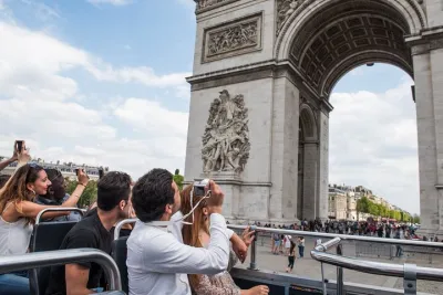 Arc de Triomphe, Hop-On Hop-Off Bus and Optional River Cruise