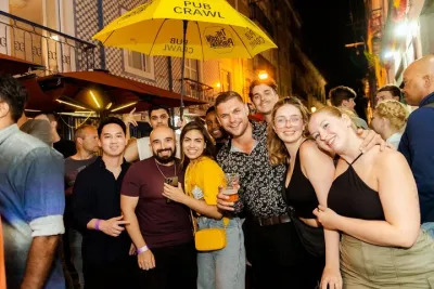 Lisbon Night Pubcrawl & An Exclusive Merch(T-Shirt)
