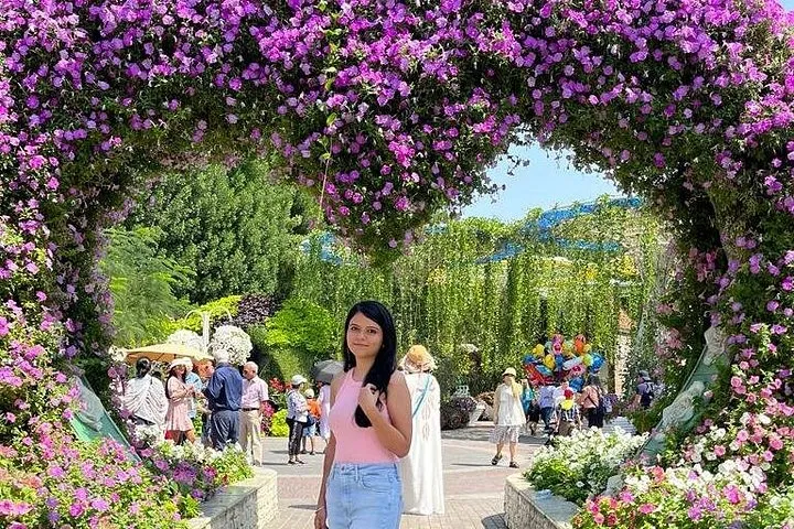 Dubai Miracle Garden Tickets with Optional Private Hotel Transfer