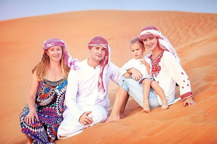 Private Red Dunes Desert Safari in Al Khayma Camp with Dinner