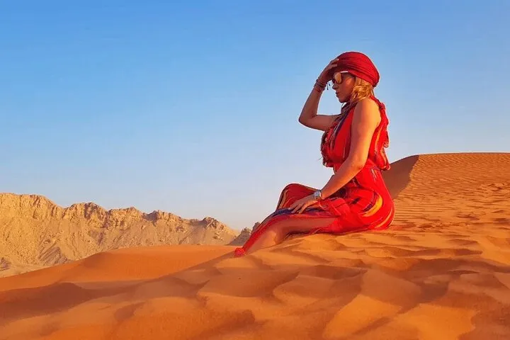 Red Dunes Safari at Al khayma Camp Tour with Camel Ride Included