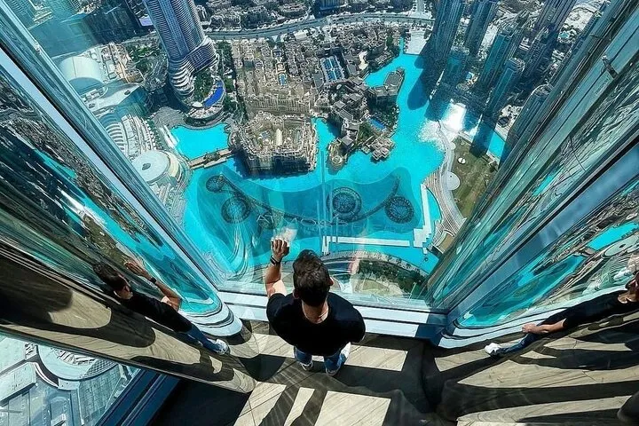 Burj Khalifa At the Top and Dubai Frame with Private Transfer