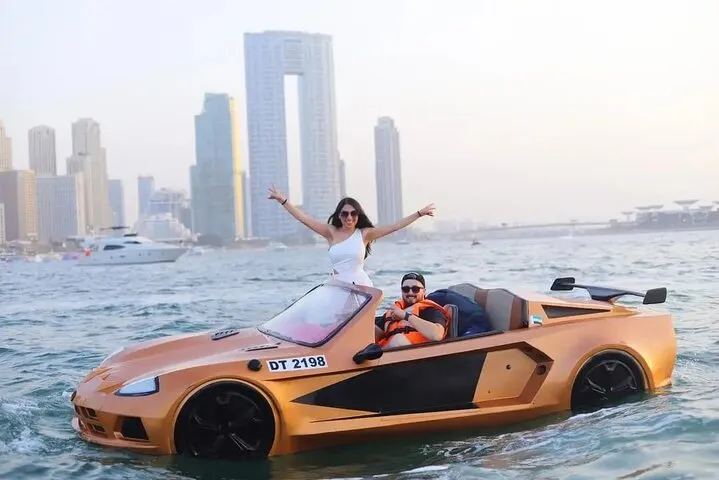 4 Seater Jet Car Adventure in Dubai with Optional Transfer