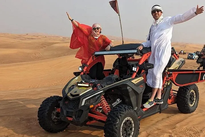 Dubai Desert Safari with ATV, Dune Buggy Ride and BBQ Dinner