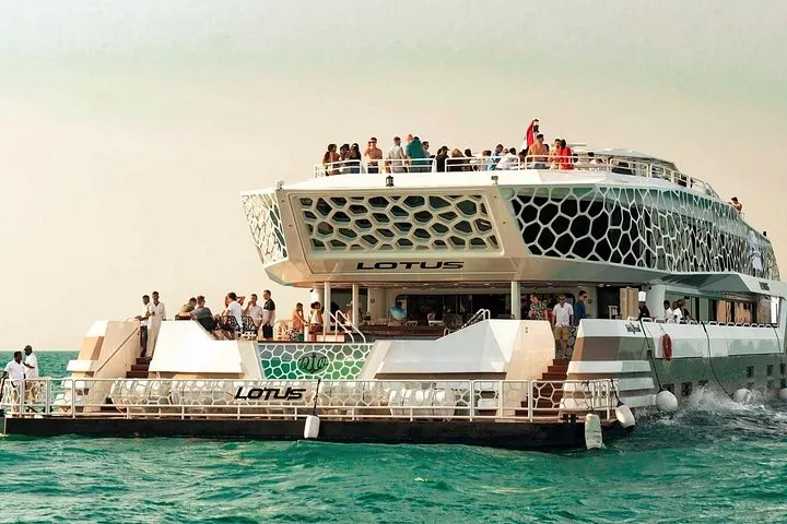 Lotus Mega Yacht Dinner Cruise VIP Tickets with Private Transfer