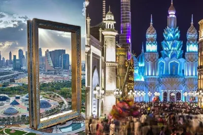Combo: Dubai Frame & Global Village Tickets Only