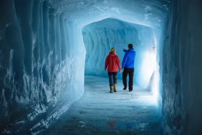Private West Coast Waterfalls and Ice Cave Tour