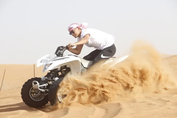 Quad Biking Adventure in dubai desert