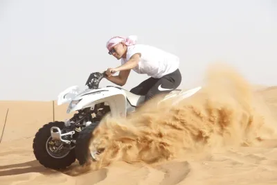 Quad Biking Adventure in dubai desert