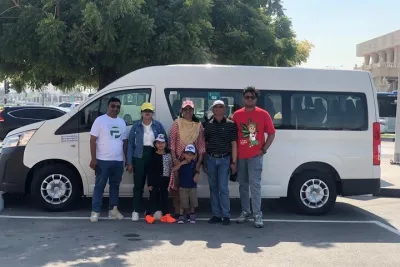 Hire a Van 12 Seater for Abu Dhabi trip