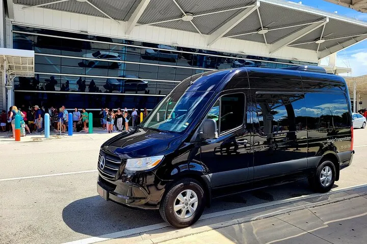 Private Transfer from Miami Airport to Hotel or Port Miami. Van.